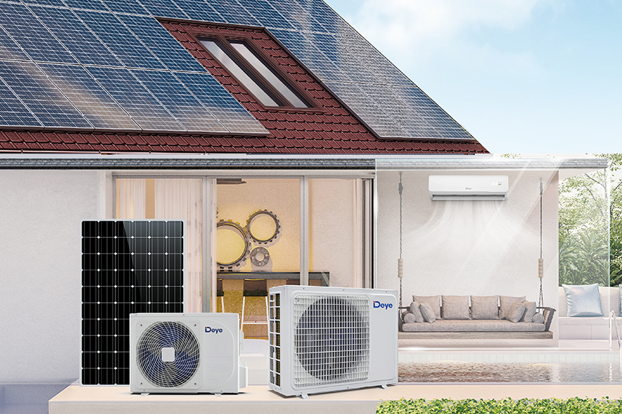 Hybride AC/DC pour climatiseur solaire